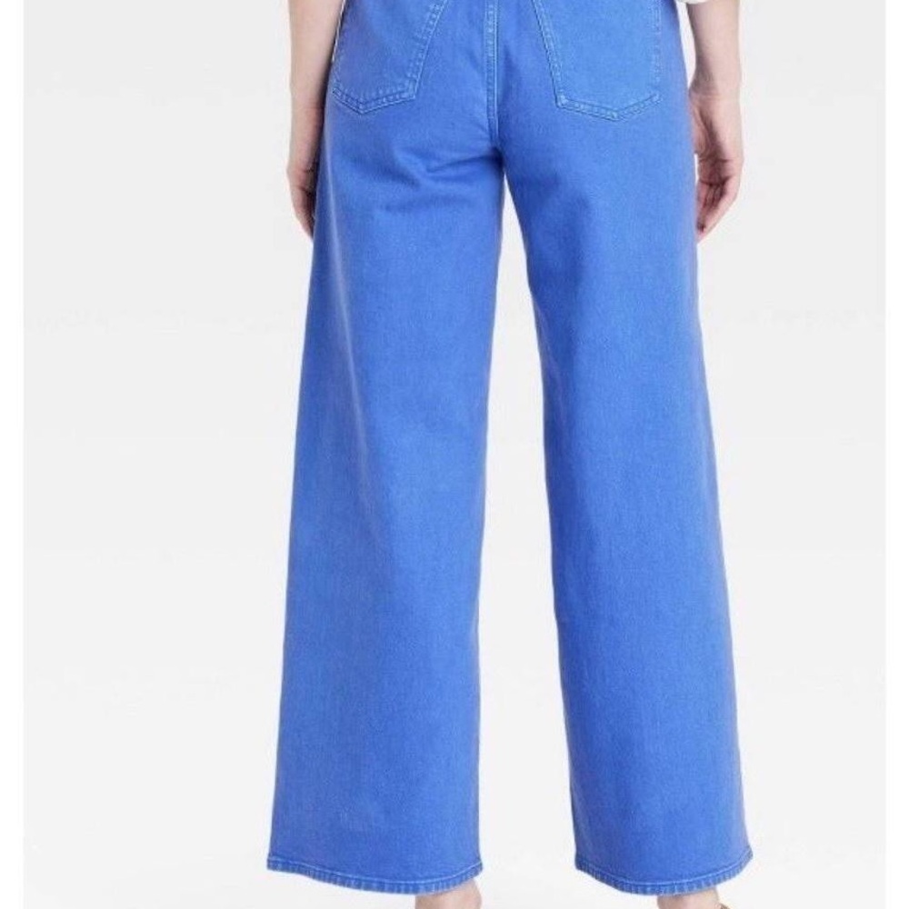 Universal Thread Electric Blue Wide-Leg High-Rise Jeans - Picture 2 of 12